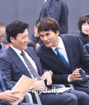 [MD포토] 박찬호,이승엽 야구 레전드의 유쾌한 수다
