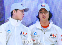 [MD포토] 김광현-진해수 오랜만의 만남