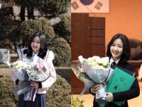 소중한 추억 잊지 못해 진지희, 고교 졸업식 참석…공로상 수상