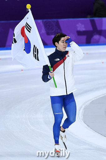 [MD포토] 은메달 차민규 '놀라운 기록!'