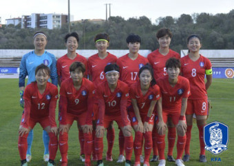 여자대표팀, 알가르베컵에서 캐나다에 0-3 패배