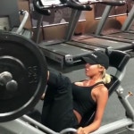 제시, 헬스클럽에서 운동 삼매경...이 언니 진짜 쎈언니 맞네