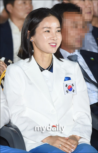 [MD포토] 남현희, '기분 좋은 미소'