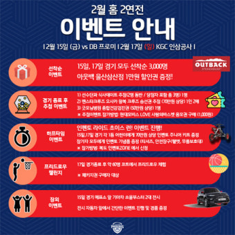 '선수단과 저녁식사' 울산 현대모비스, 15-17일 홈경기 경품대잔치