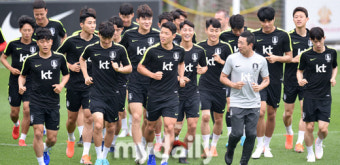 [MD포토] 손흥민 합류 '완전체 축구대표팀'