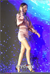 [MD포토] 트와이스 나연 몸매 드러낸 핑크빛 새틴 원피스