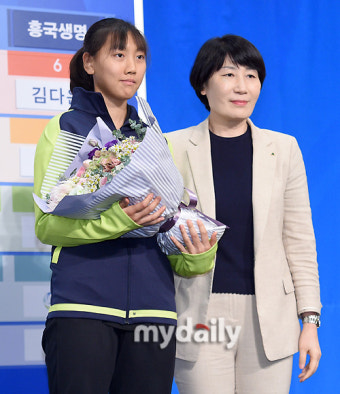 [MD포토] 김현지 '2라운드로 현대건설로 갑니다'