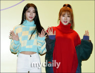 [MD포토] 위걸스 이유-예하나, 미모 투톱 출격