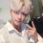 엔쿠스 환, 훈훈한 백발 비주얼 신흥 남친짤