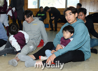 [MD포토] 김하성-이정후 '즐거운 시간!'