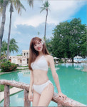 김한나 치어리더의 비키니 자태
