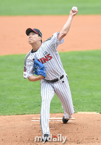 [MD포토] 개막전 승리 위해 역투하는 차우찬