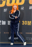 [MD포토] 이영지 트레이닝 패션으로 편하게