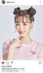 달샤벳 세리, 리엔장 광고촬영 사진 공개 “양갈래 머리로 과즙미 발산”