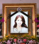 [MD포토] 장례식장에 마련된 영화배우 故오인혜의 영정사진