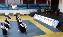 국기원, 코로나19로 연기했던 태권도 9단 수여식 개최