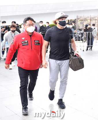 [MD포토] 자가격리 마친 추신수 '선수단과 상견례 위해'