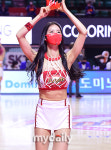 [MD포토] 치어리더 박기량 엄청난 초콜릿 복근