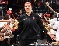 박지수, WNBA 시즌 첫 경기서 4점·4R·1AS…LV 패배