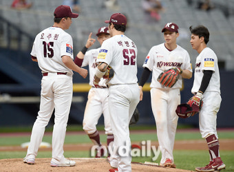 [MD포토] 키움 '전날 패배 설욕하며 6:2 승리'