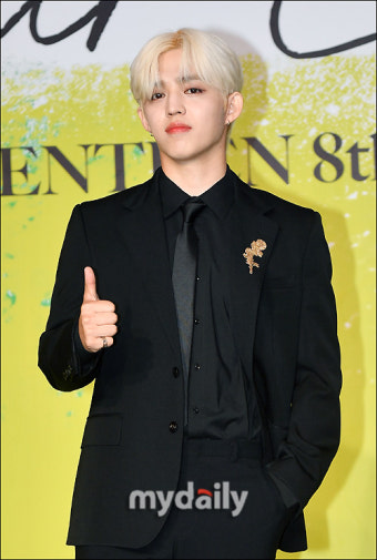 [MD포토] 세븐틴 에스쿱스, '이번 앨범 최고에요!'