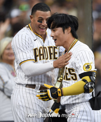 김하성, 156km 강습타구에도 몸 사리지 않았다…샌디에이고는 5연승