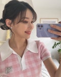 에스파 윈터, 핑크색 투피스 착장 美쳤다…하이틴물 여주 포스 물씬 [MD패션]