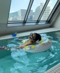 오마이걸 미미, 호캉스 즐기는 요정…또 물보라를 일으켜