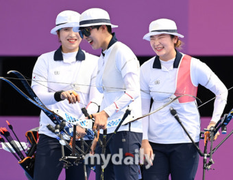 '9연패 금자탑' 여자양궁, 올림픽 단체전 금메달...한국 두 번째 金[도쿄올림픽]