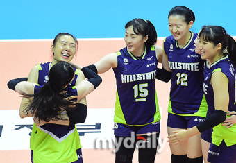 [MD포토] 현대건설 'GS칼텍스 꺾고 우승'