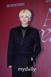 [MD포토] 세븐틴 정한 올블랙에 더욱 빛나는 비주얼