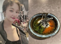 둘째 임신 황정음, 제주도서 초호화 음식 태교 너무 맛나