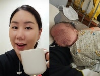 삼둥이맘 황신영, 둘째 응급 수술 후 근황 회복 중…이제 시작