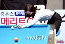 [MD포토] 이미래 LPBA 최다 우승자의 강렬한 눈빛