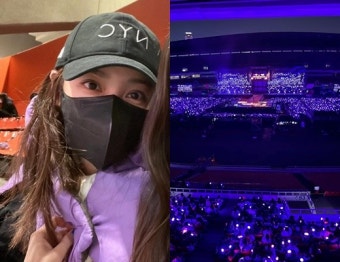 '음주운전 자숙' 여배우도 관람한 방탄소년단 콘서트…박시연 