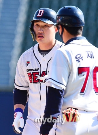 '김인태 6번' 두산, 한화전 선발 라인업 확정