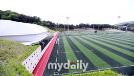 [MD포토] 야외 돔 구장도 있는 손흥민 축구공원