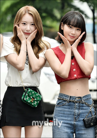 르세라핌 사쿠라-김채원, '예쁘게 핀 꽃들' [MD포토]