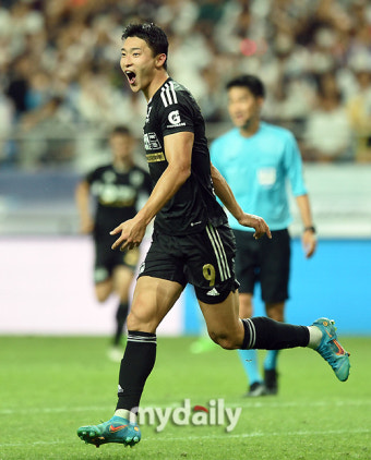 [MD포토] 동점골 포효하는 조규성