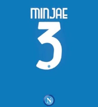 [오피셜] 김민재, 나폴리 등번호 No.3 배정...주전 예약