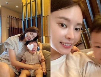 '프랑스 교수 아내' 구재이, '오열' 子 품에 안고 