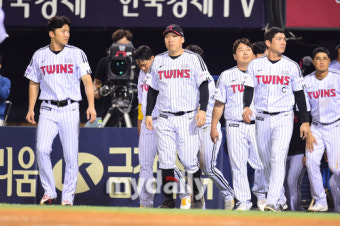[MD포토] 박해민,김현수,오지환 '아쉬운 패배'