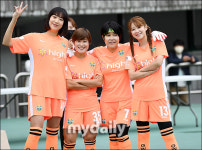 골때녀 개벤져스, 시축하러 춘천에 왔어요 [MD포토]