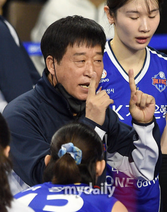 [MD포토] 김호철 감독 '하나만 만들어보자'