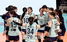 [MD포토] GS칼텍스 '봄배구 희망 살린 3-0 셧아웃 승리'