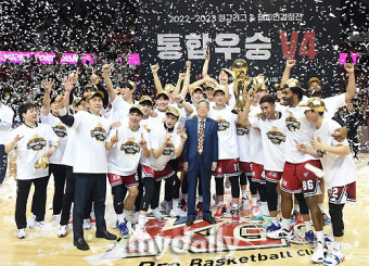 [MD포토] 안양KGC '짜릿한 우승'
