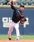 [MD포토] 박정현 '한화 내야 수비를 책임진다'