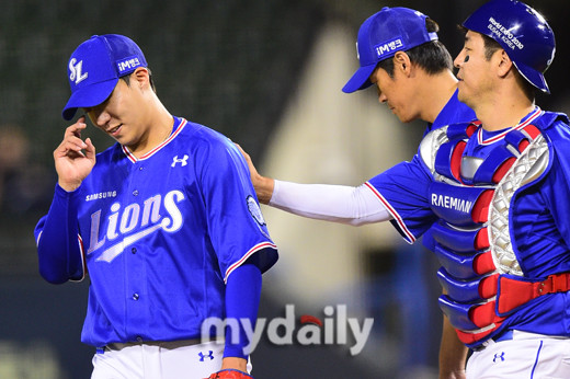 삼성 원태인, 두산전에서 1이닝만으로 퇴장…6연패 극복 실패