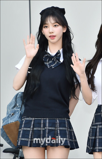 에스파 카리나, '교복 입으니 더 예쁘죠?' [MD포토]