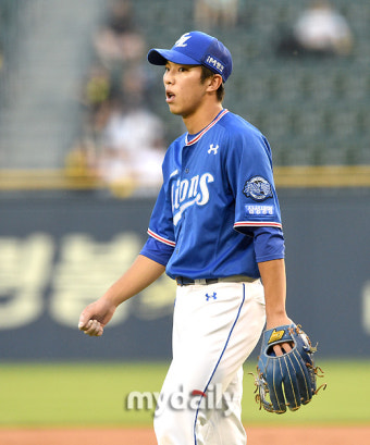 [MD포토] 김영웅 '당황'